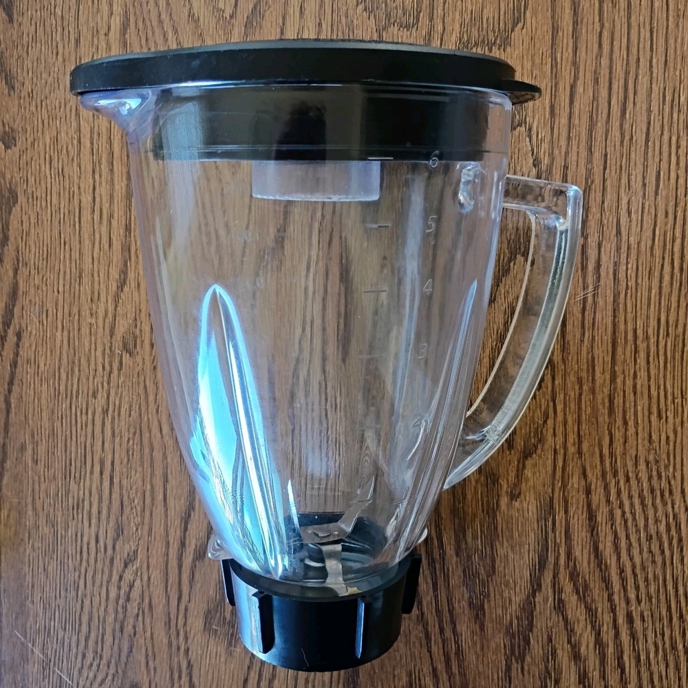 Oster 6cup Blender Glass Pitcher w/ Lid Blade Jar & Cap Replacement Part